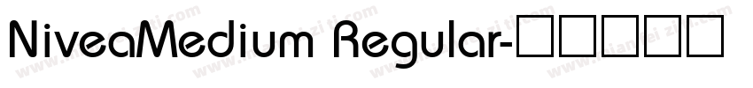 NiveaMedium Regular字体转换